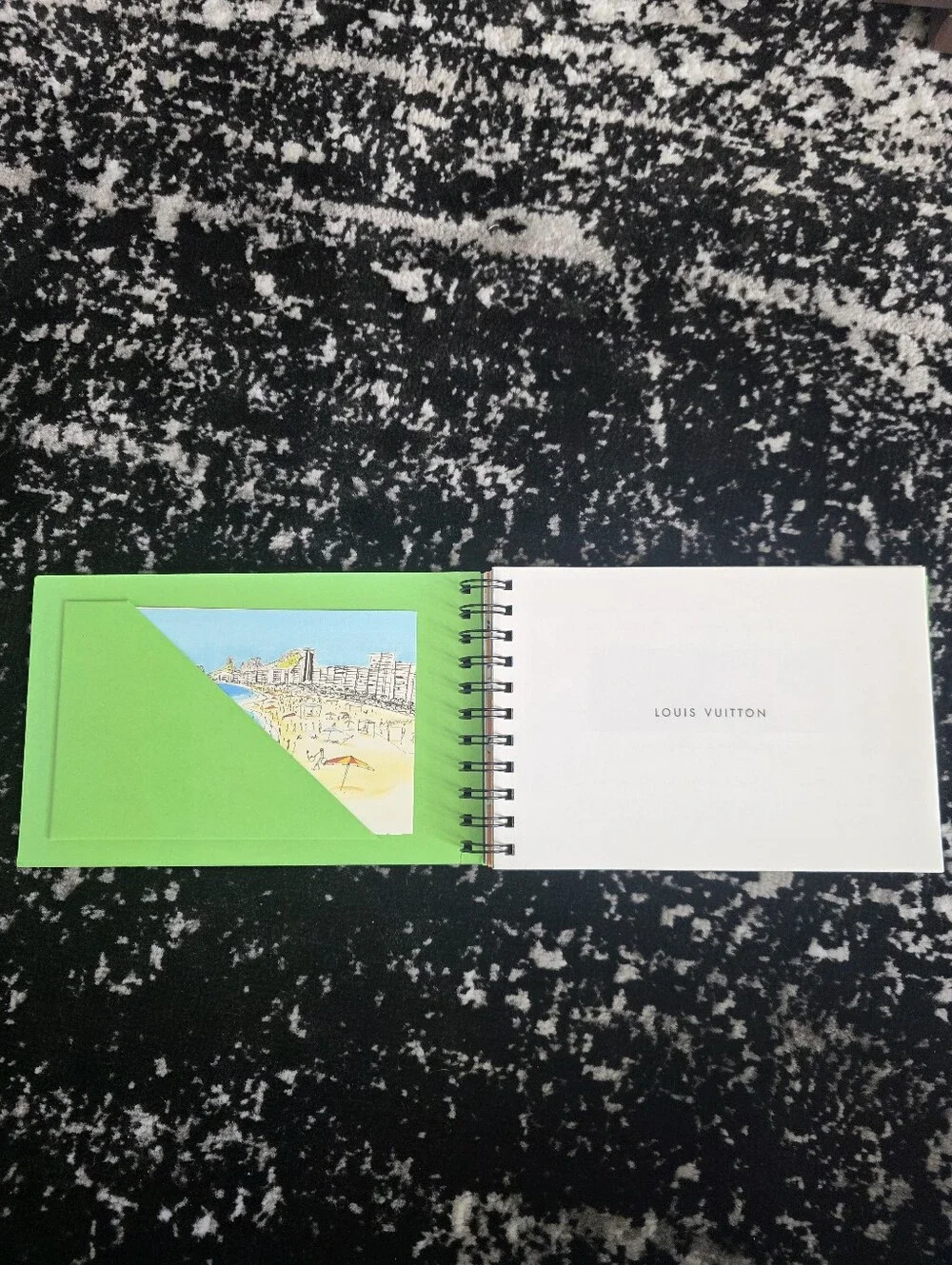 Louis Vuitton Carnet De Voyage Paris Sketchbook Travel Journal Rio Dr Janeiro